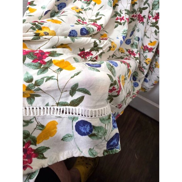 Old Navy Floral Print Sleeveless Midi Dress With Adjustable Straps & Smocked Bac - Picture 7 of 12